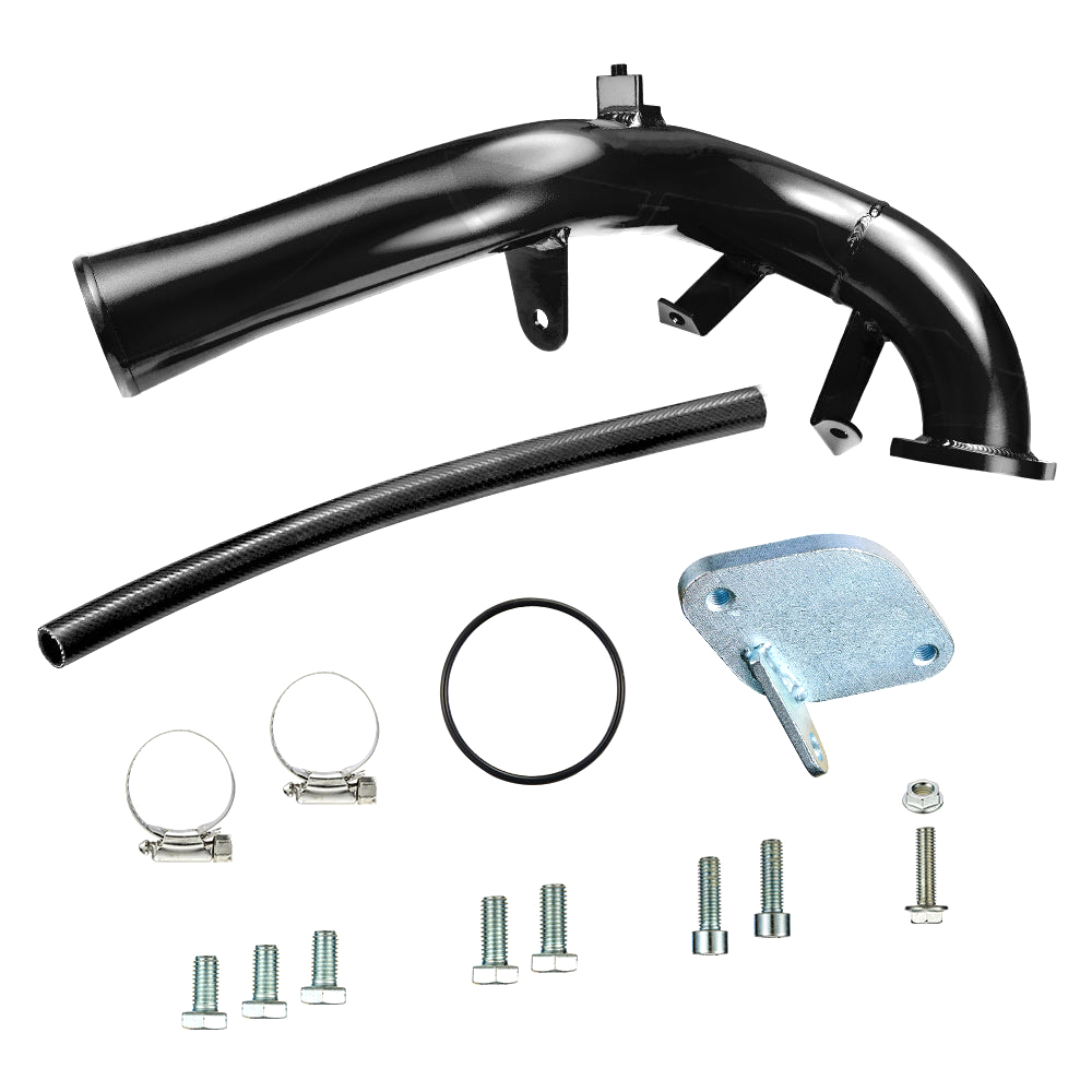 2006-2007 6.6L Duramax EGR Delete Kit With High Flow Intake Elbow https://thedpfdeleteshops.com