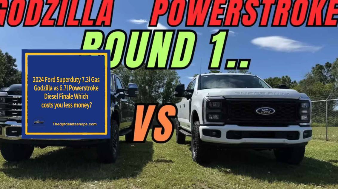 2024 Ford Superduty 7.3l Gas Godzilla vs 6.7l Powerstroke Diesel Finale Which costs you less money https://thedpfdeleteshops.com