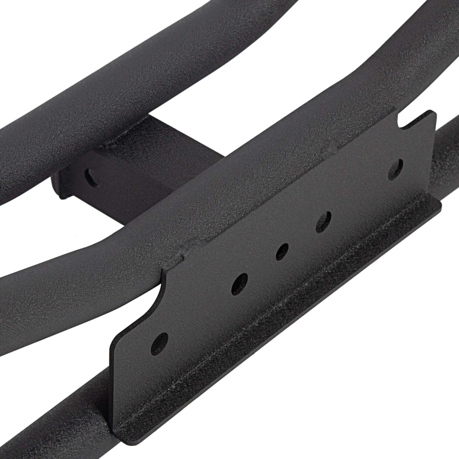 Black Textured Rear Bumper Guard for 2007-2018 Jeep Wrangler JK - Image 9