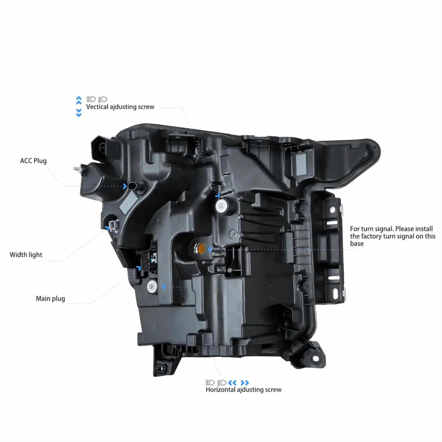21-24 Ford F150 14th Gen LED Matrix Headlights - Image 5