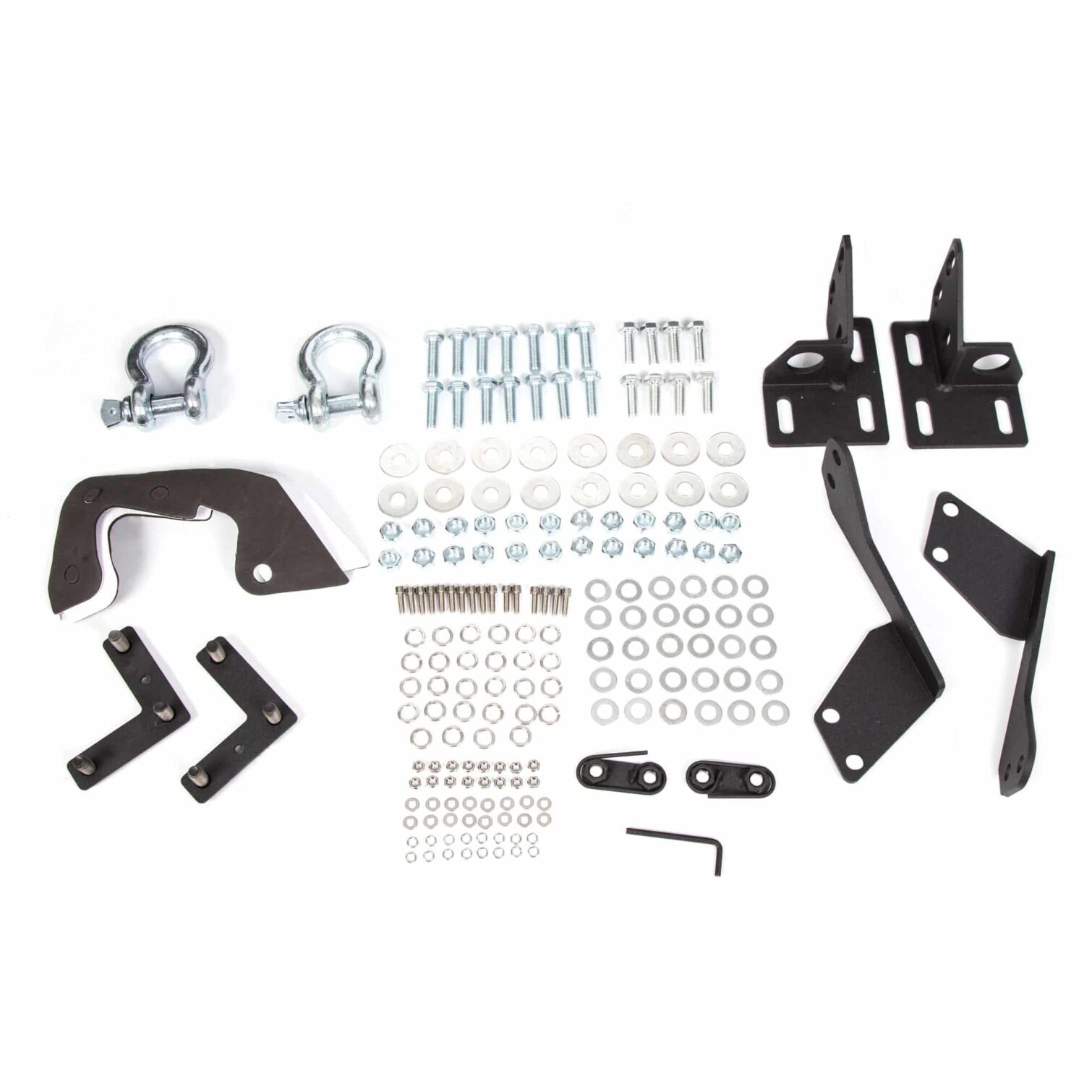Offroad Front Bumper for 2007-2013 Toyota Tundra Steel Winch Black Powder - Image 4