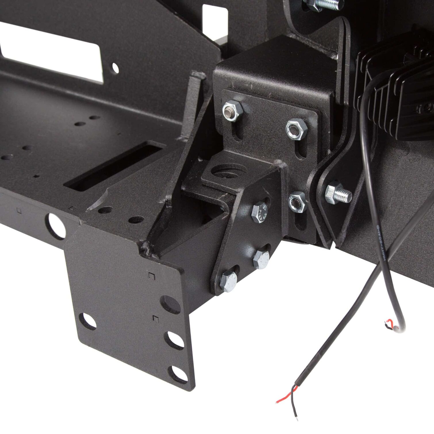 Offroad Front Bumper for 2007-2013 Toyota Tundra Steel Winch Black Powder - Image 8