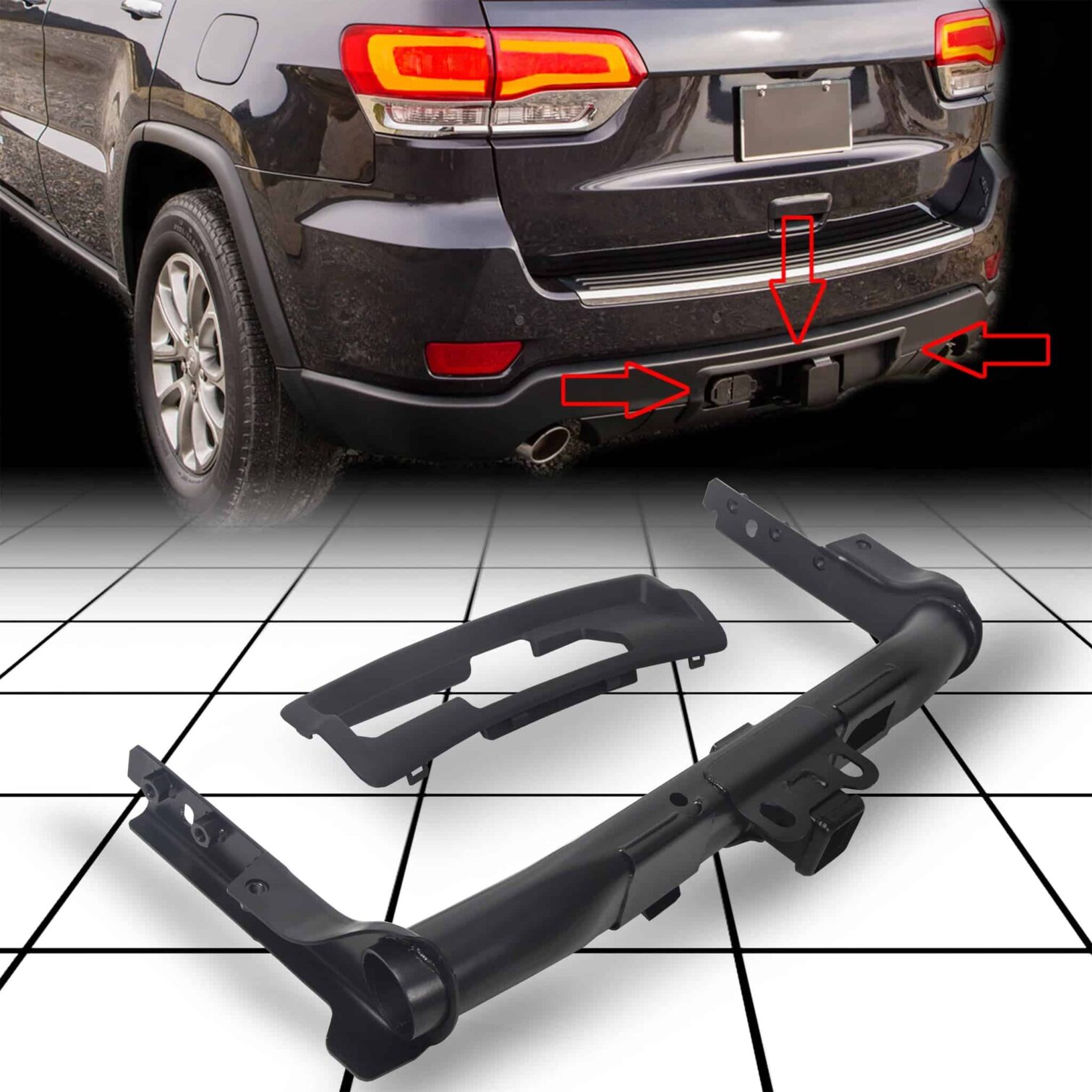 Trailer for 2011-2019 Jeep Grand Cherokee - Image 2