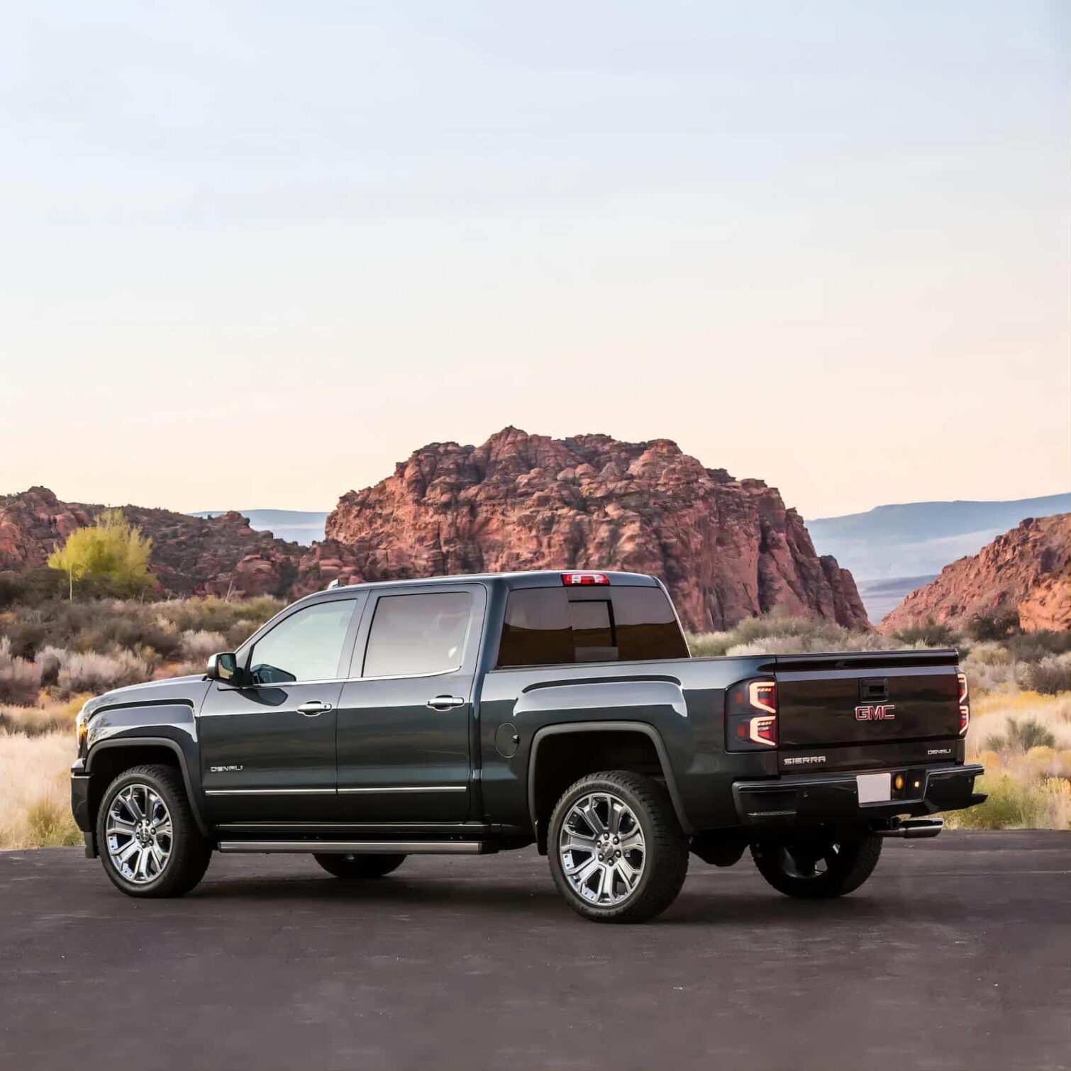 14-18 GMC Sierra 1500 2500HD 3500HD Vland LED Tail Lights With Dynamic Welcome Lighting Clear - Image 4