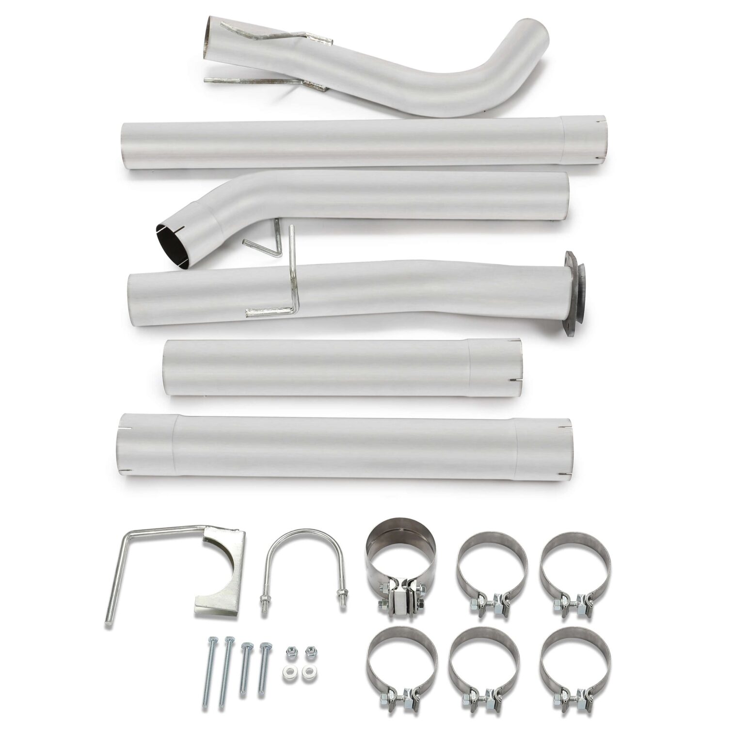 4" AL Exhaust w/o Muffler For Ford Powerstroke 6.4L(2008-2010) - Image 6