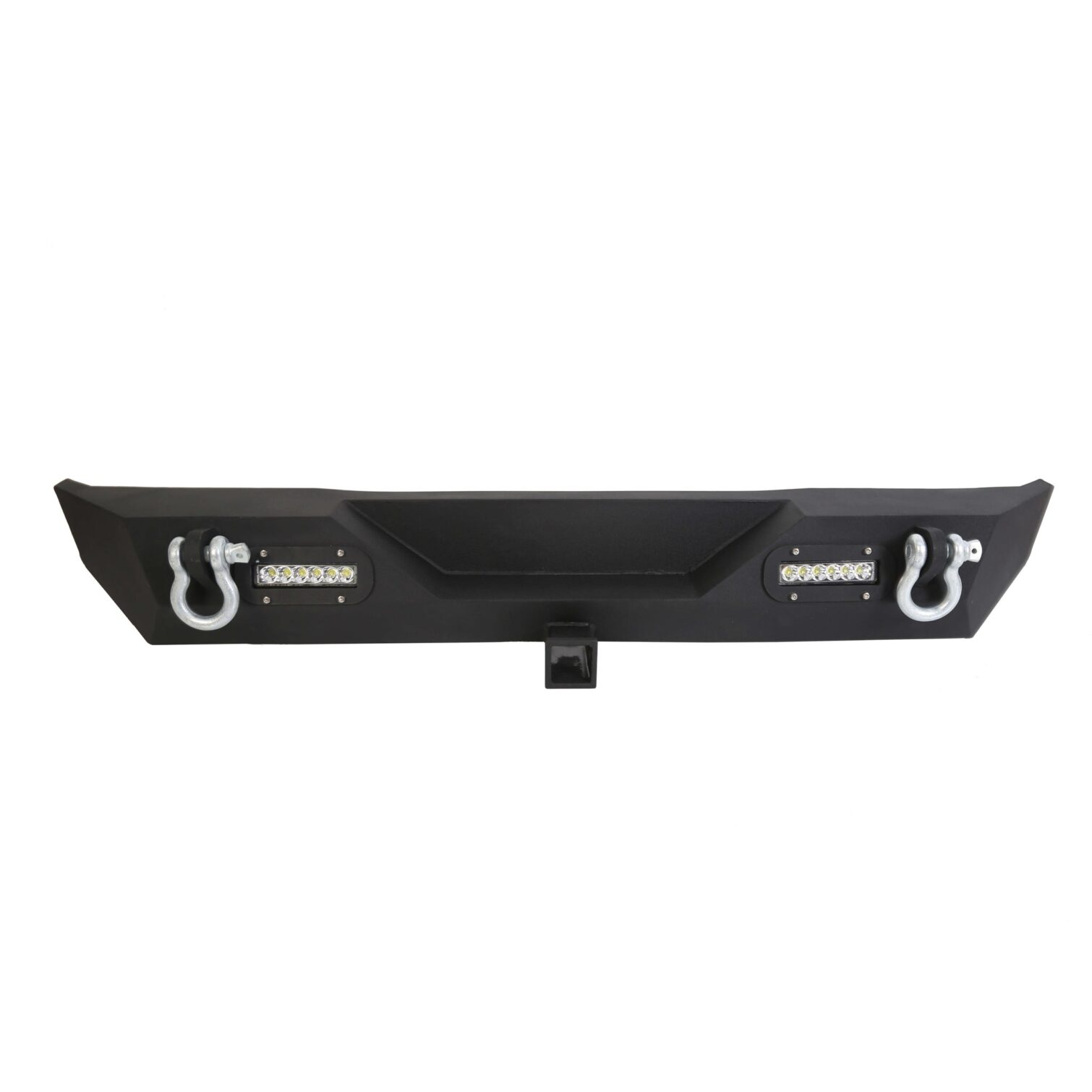 Rear Bumper for 1987-2006 Jeep Wrangler TJ YJ With LED Light 2 Receiver