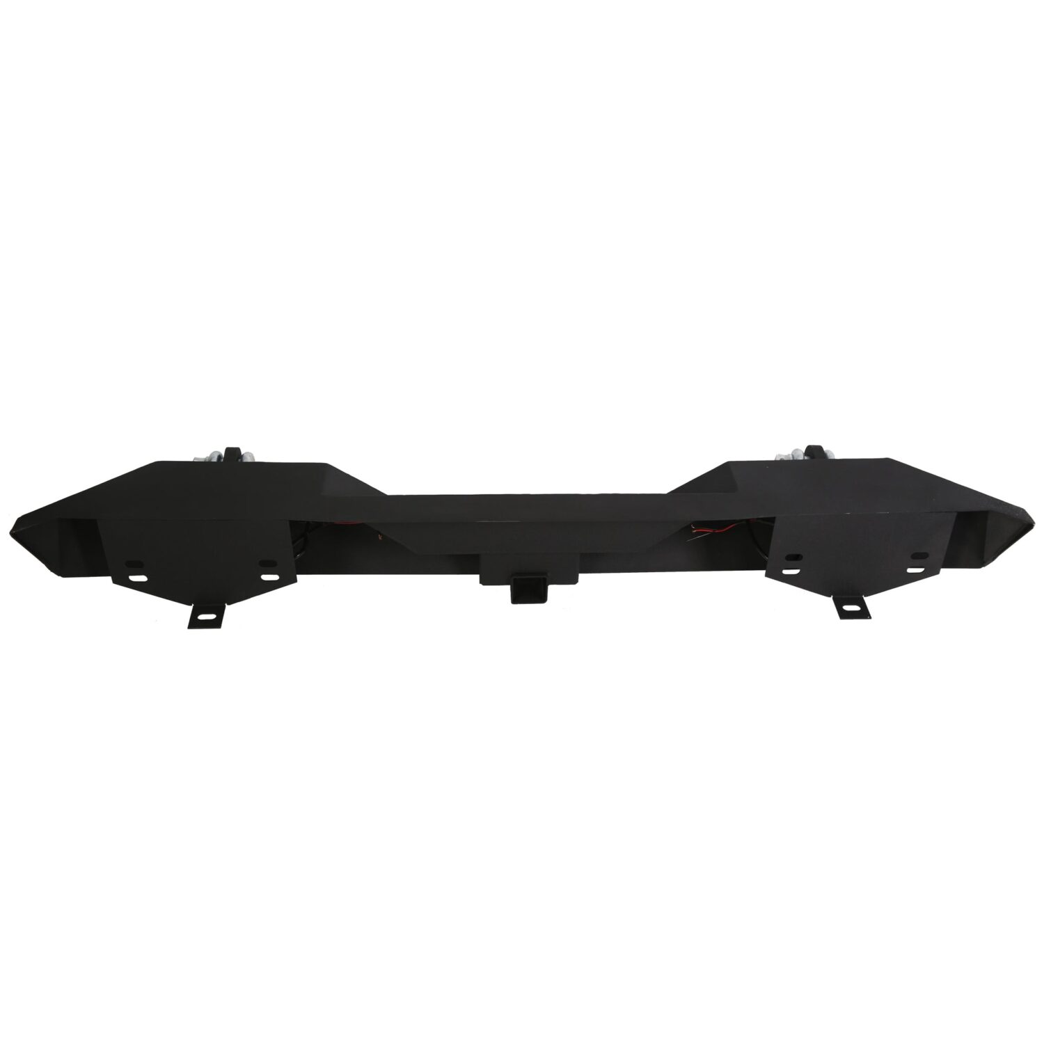 Rear Bumper for 1987-2006 Jeep Wrangler TJ YJ With LED Light 2 Receiver - Image 4