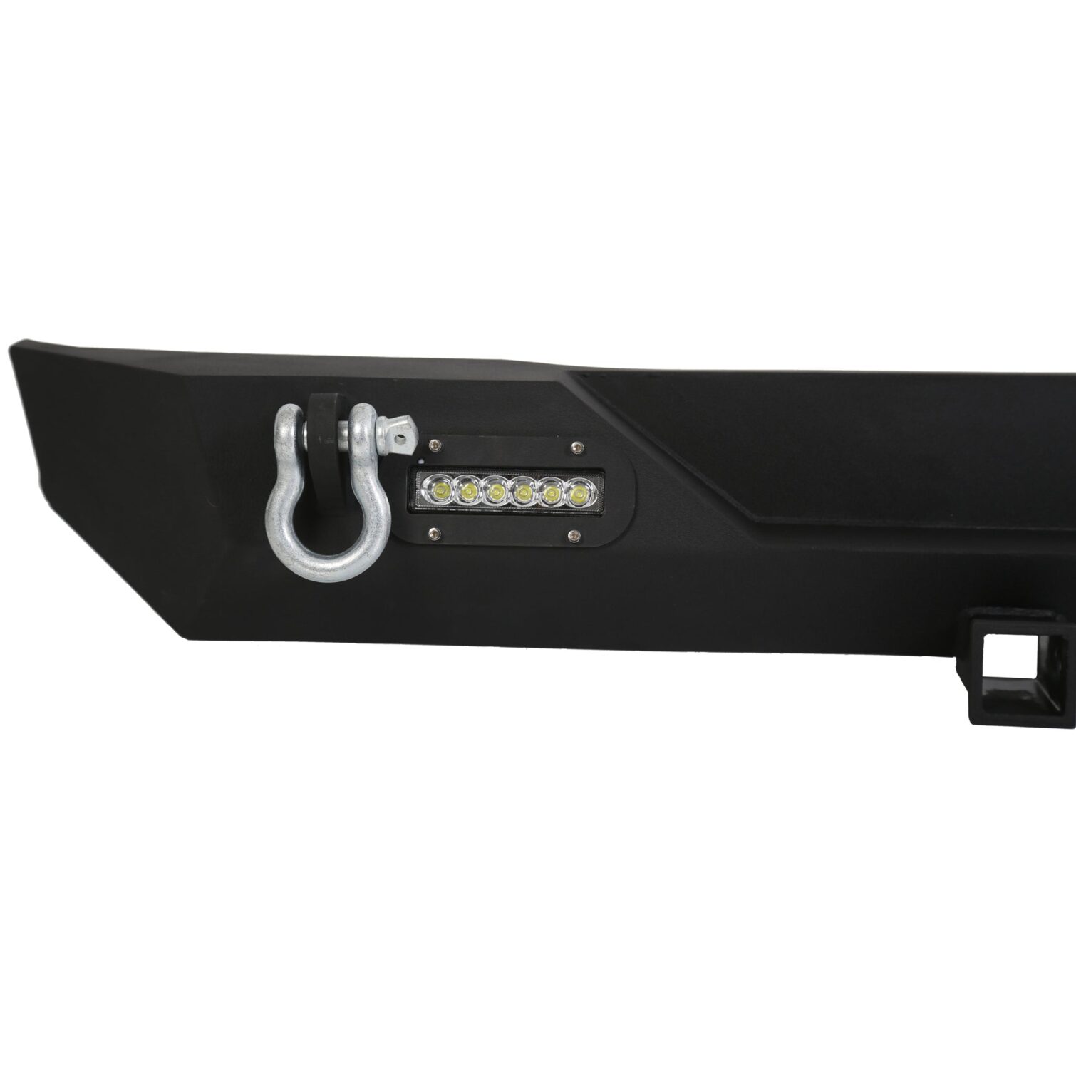 Rear Bumper for 1987-2006 Jeep Wrangler TJ YJ With LED Light 2 Receiver - Image 5