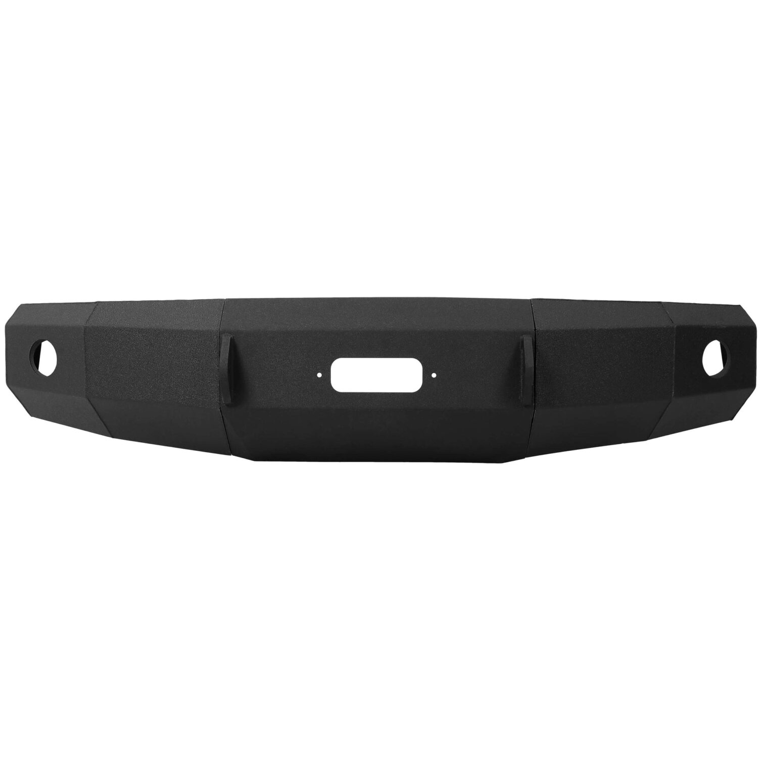Modular Black Front Bumper for 1992-1996 Ford F-150 F-250 F-350 3-Piece Steel Base