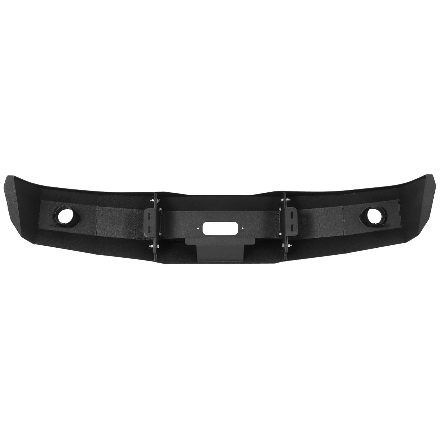 Modular Black Front Bumper for 1992-1996 Ford F-150 F-250 F-350 3-Piece Steel Base - Image 5