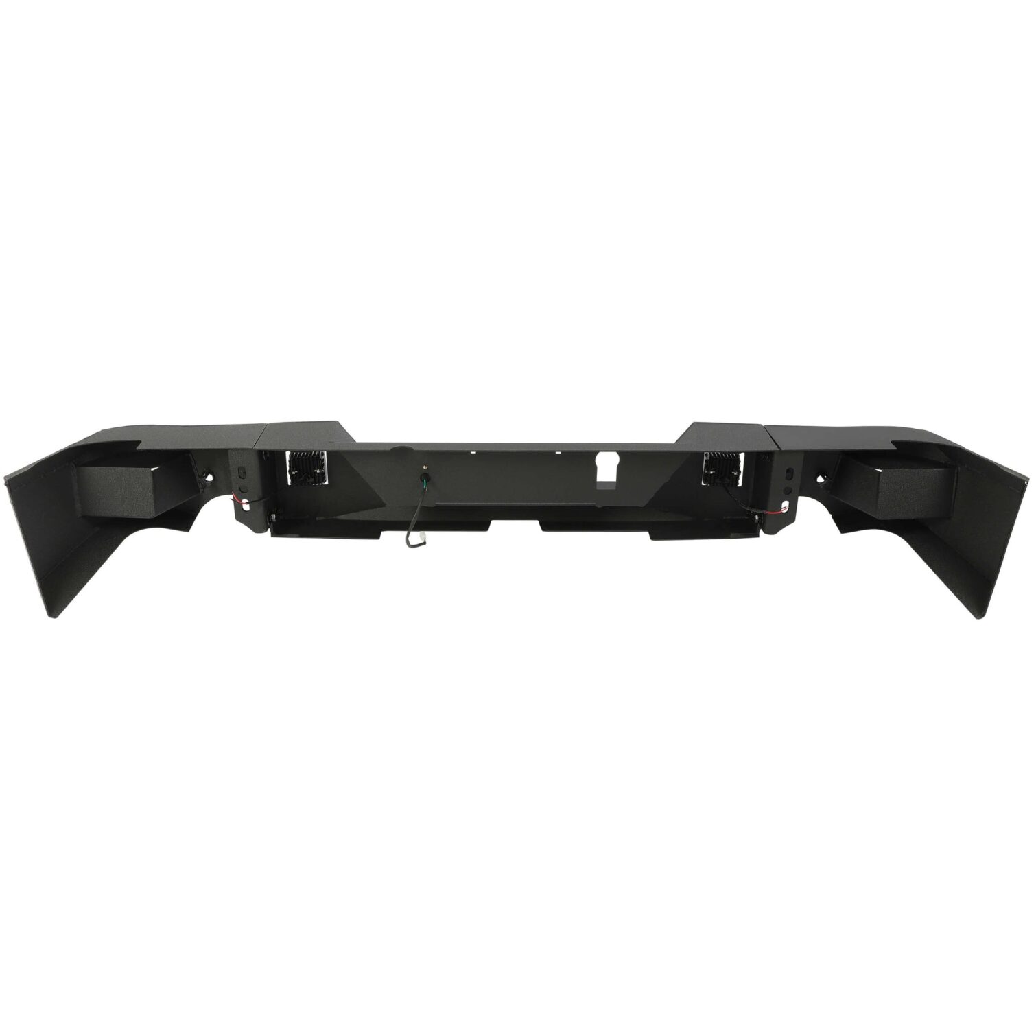 Truck Black Steel Rear Bumper for 2009-2018 Dodge Ram 1500 Face Bar Guard Step - Image 8