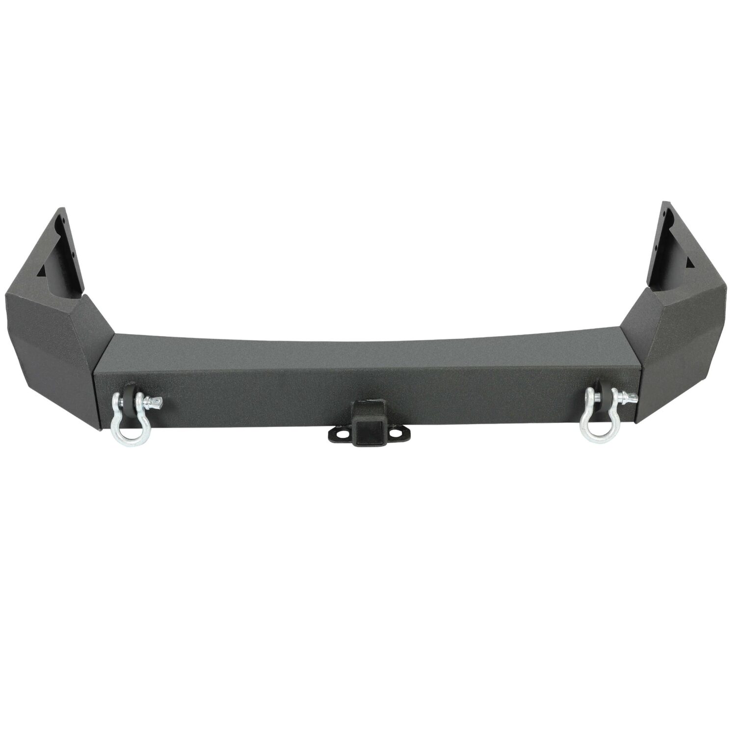 Off-road Rear Bumper Compatible with 1999-2004 Jeep Grand Cherokee WJ with 2 Inch Hitch Receiver - Image 2