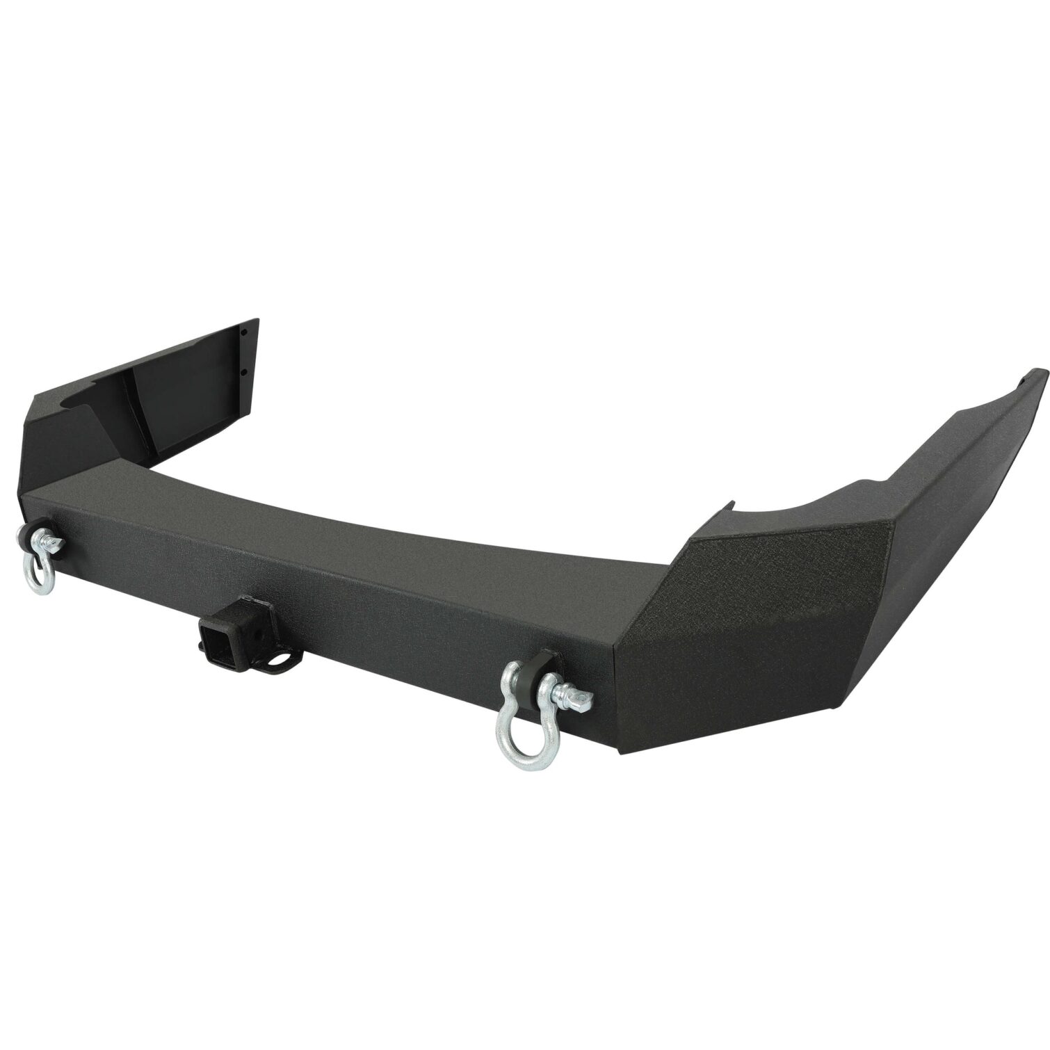 Off-road Rear Bumper Compatible with 1999-2004 Jeep Grand Cherokee WJ with 2 Inch Hitch Receiver