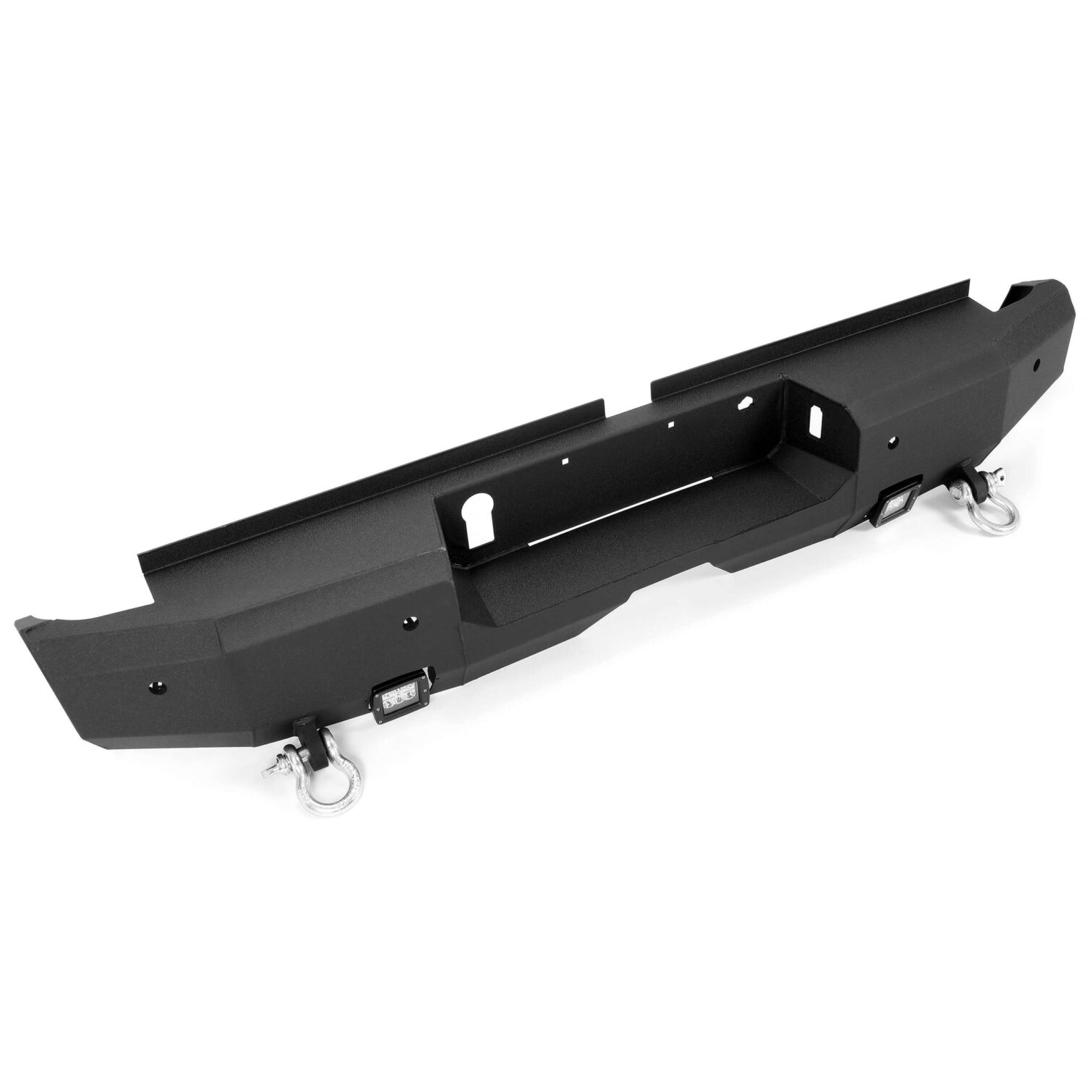 Rear Bumper Compatible with 2019-2021 Ford Ranger Trucks Textured Black - Image 2
