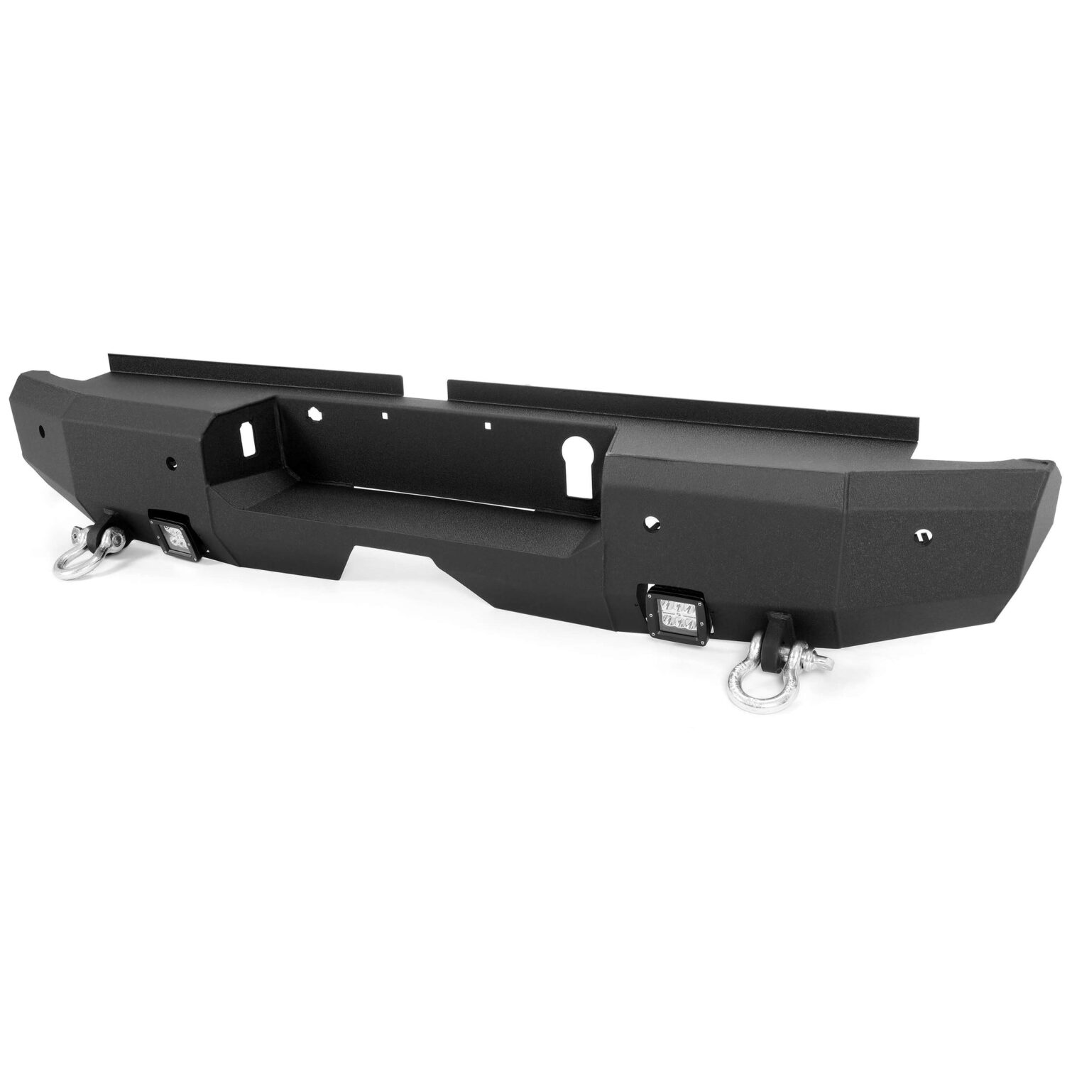 Rear Bumper Compatible with 2019-2021 Ford Ranger Trucks Textured Black - Image 3
