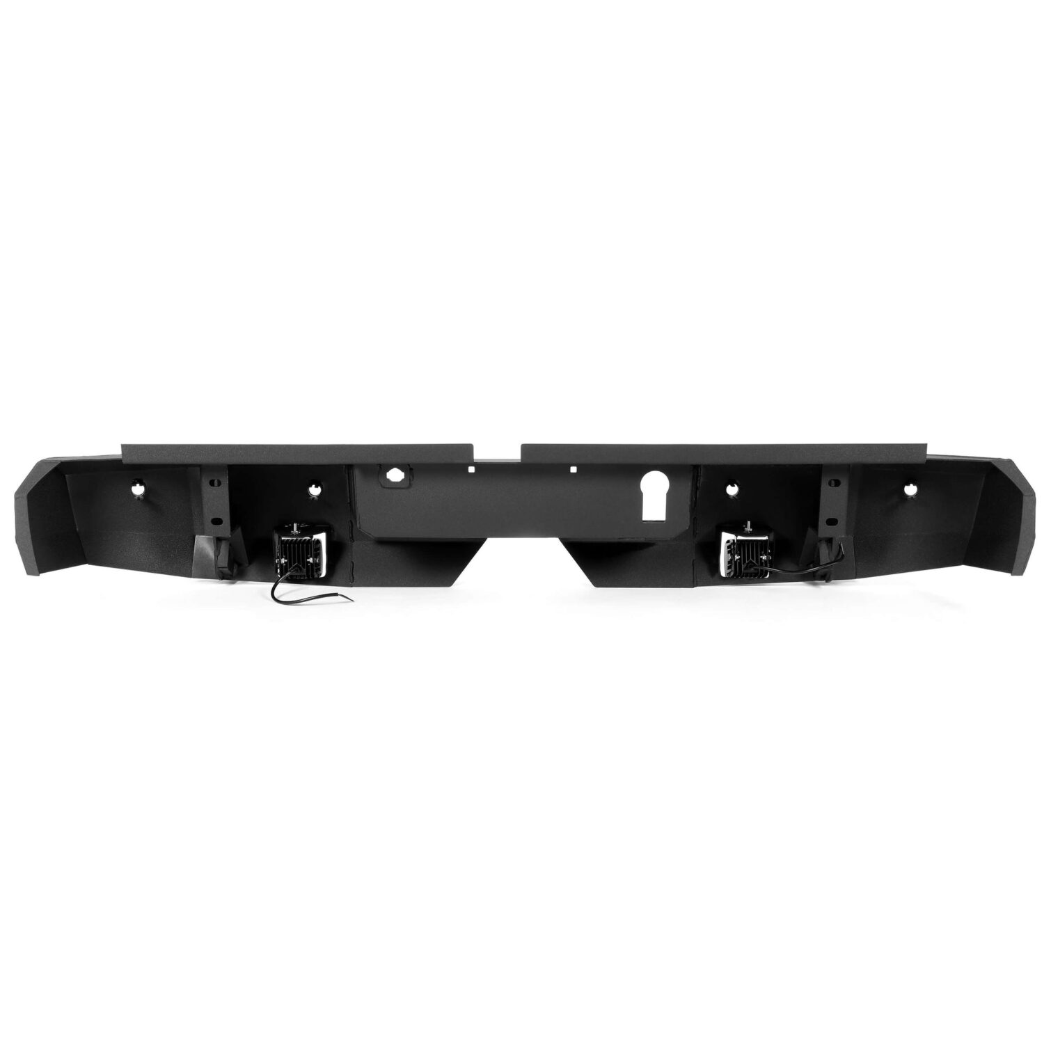 Rear Bumper Compatible with 2019-2021 Ford Ranger Trucks Textured Black - Image 4