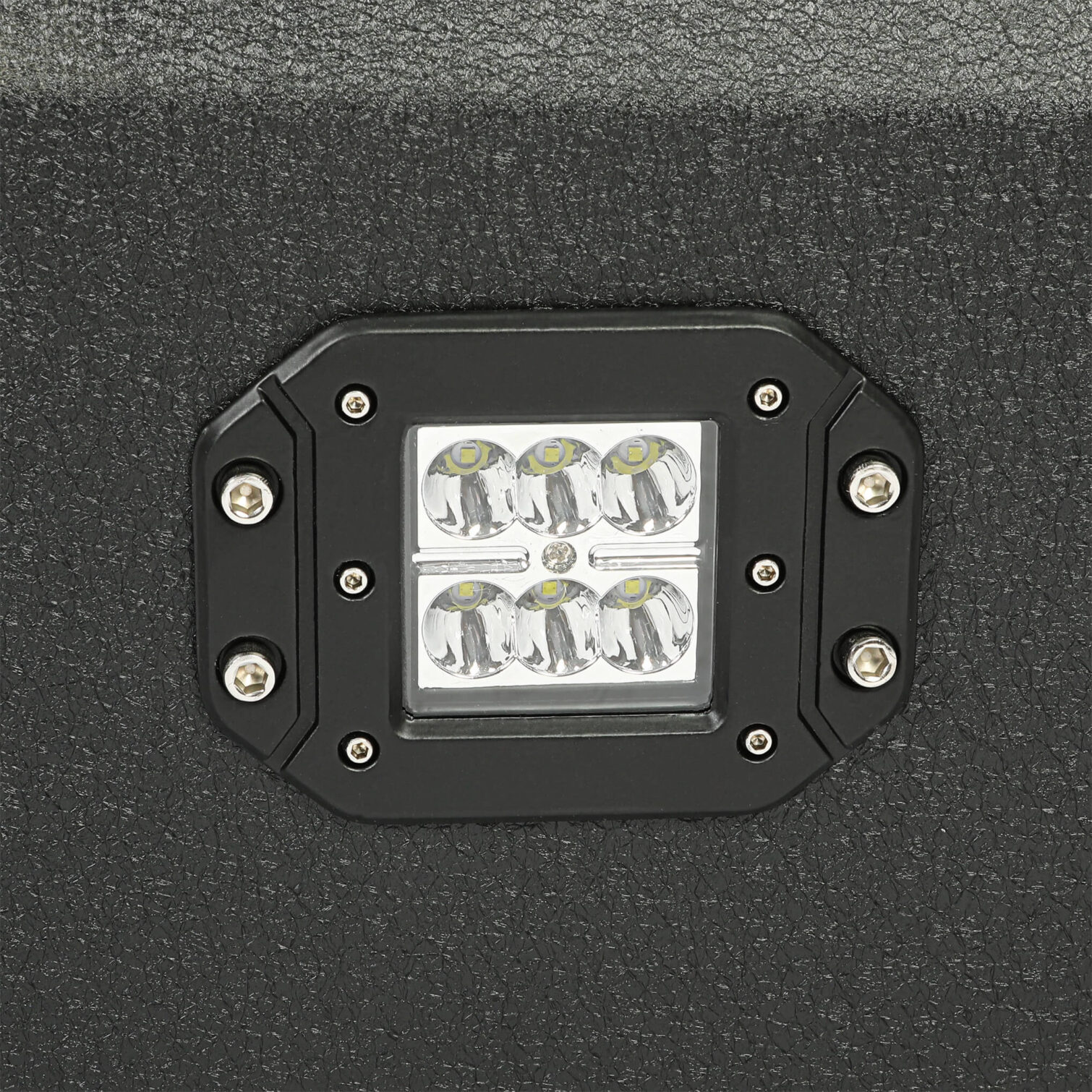 Off-road Rear Bumper Compatible with 1999-2016 Ford Super Duty F250 F350 with 2 LED Lights Powder coated Steel - Image 7
