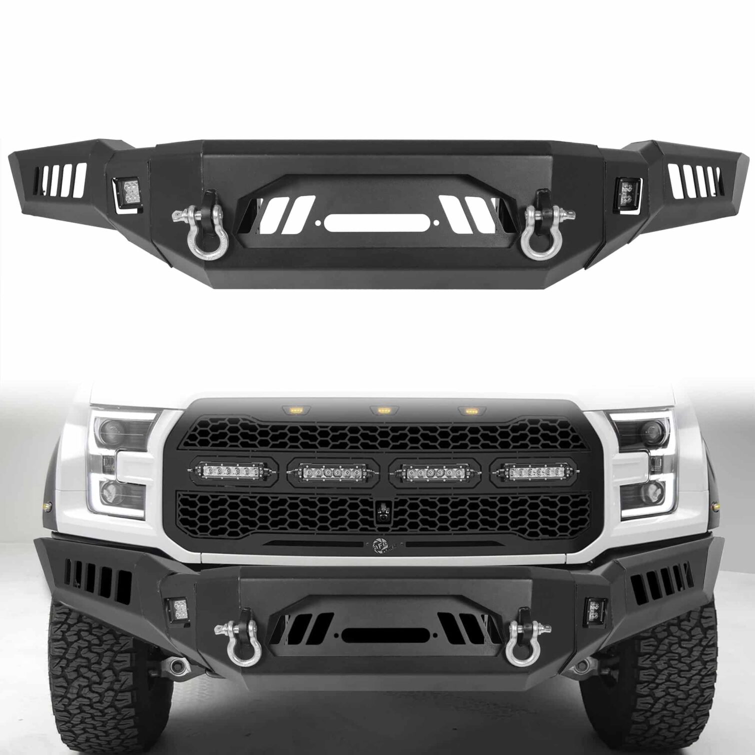 Modular Front Bumper for 2018-2020 Ford F-150 3-Piece - Image 2