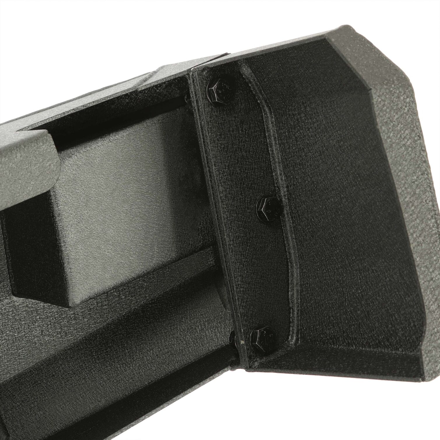 Rear Bumper Black Steel compatible with 2009-2014 Ford F150 Fits Models without Rear Sensors - Image 7