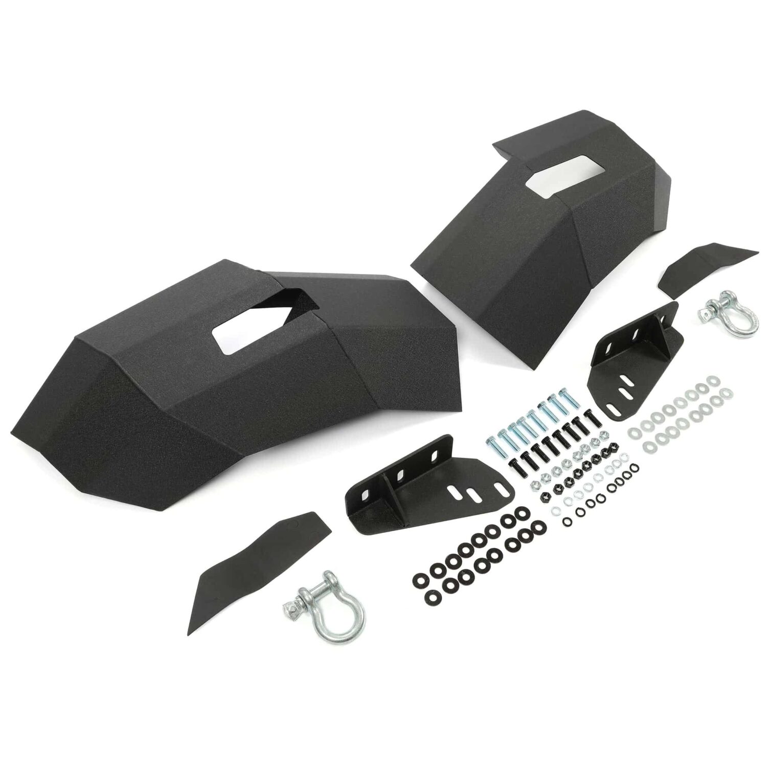 Front Bumper 3-Pieces with D-Rings Compatible with 2007-2010 Chevrolet Silverado 2500 3500 - Image 12