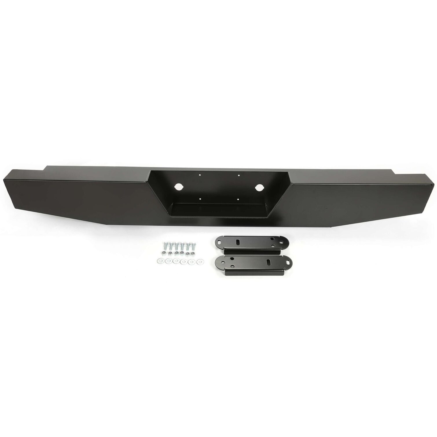 Full Size Steel Rear Bumper For 1973-1997 Ford F150 F250 F350 F-Series - Image 7