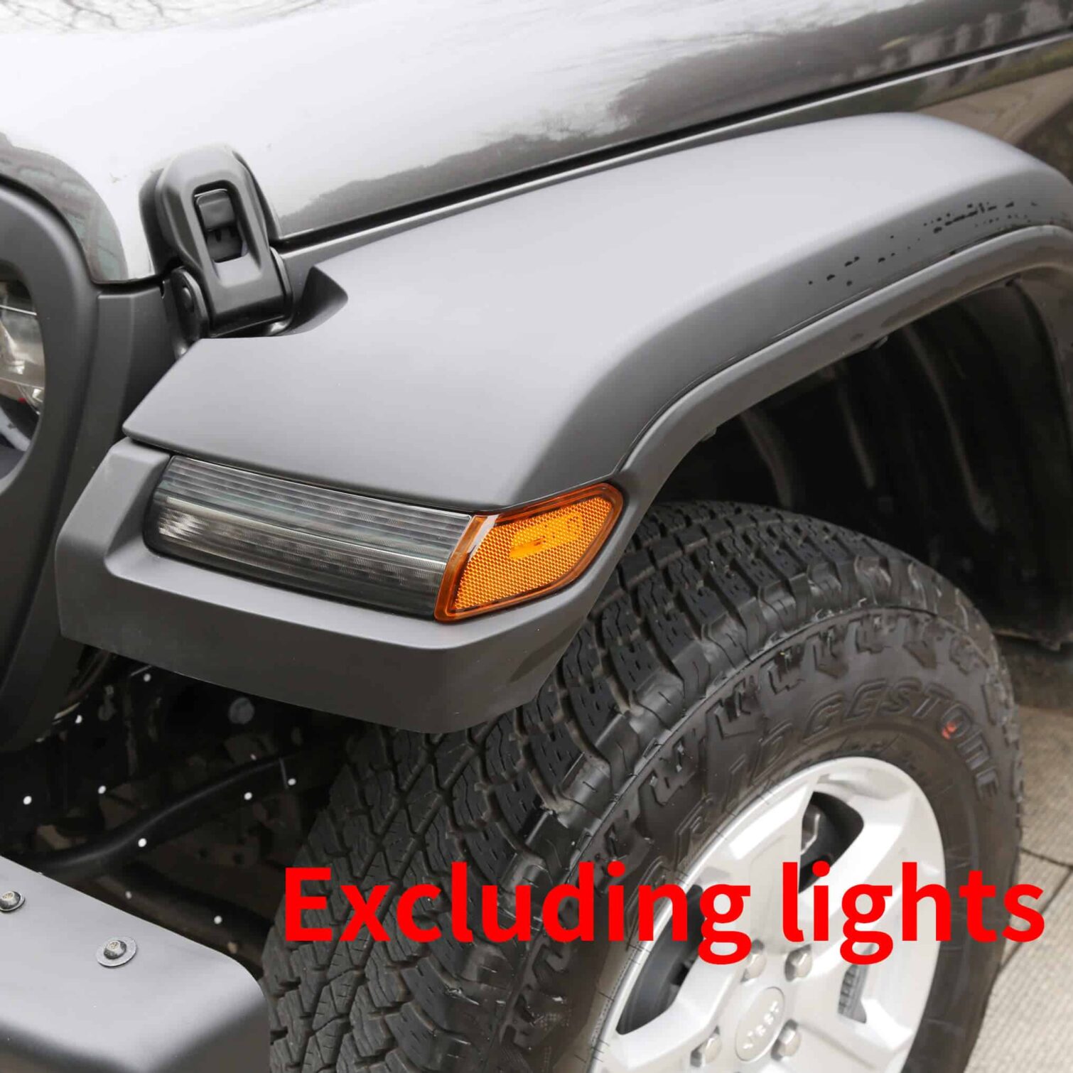 Front Fender Flares with Inner Fender for 2018-2020 Jeep Wrangler JL Rubicon - Image 2