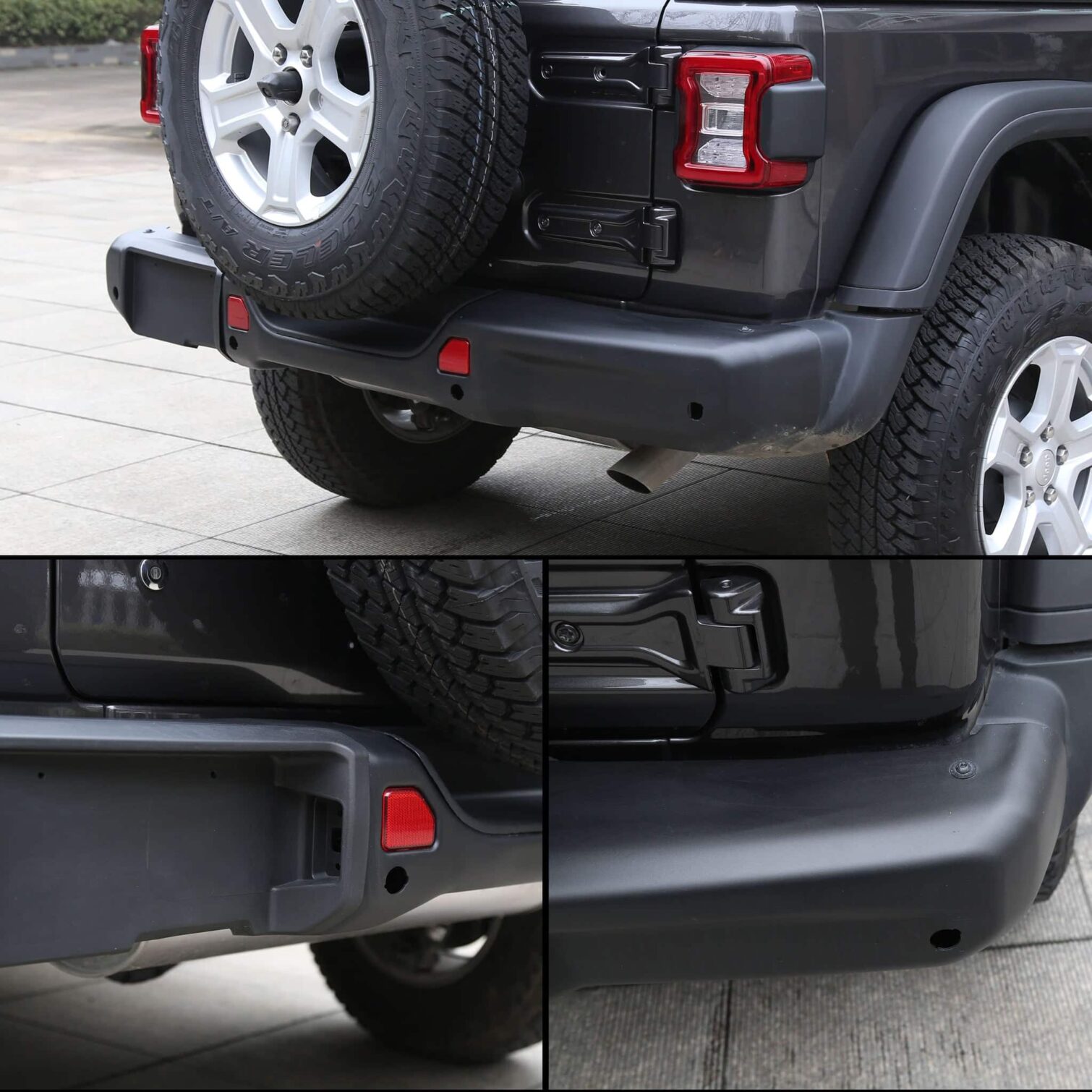 Steel Rear Bumper for 2018-2020 Jeep Wrangler JL Rubicon - Image 3